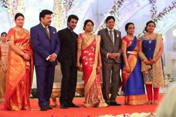 Hero Aadi Wedding Reception Photos